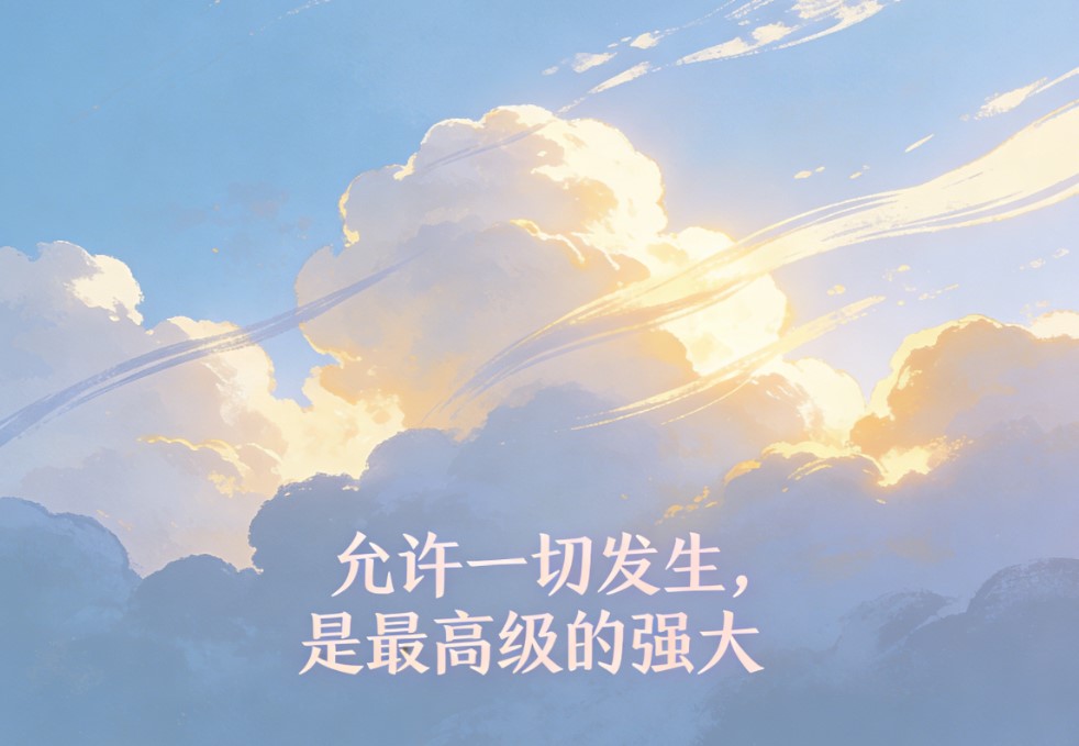 允许一切发生，是最高级的强大